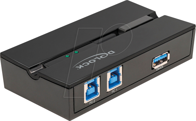 DELOCK 11495 - USB 3.0 Switch 2 Port, 2x USB-B zu 1x USB-A