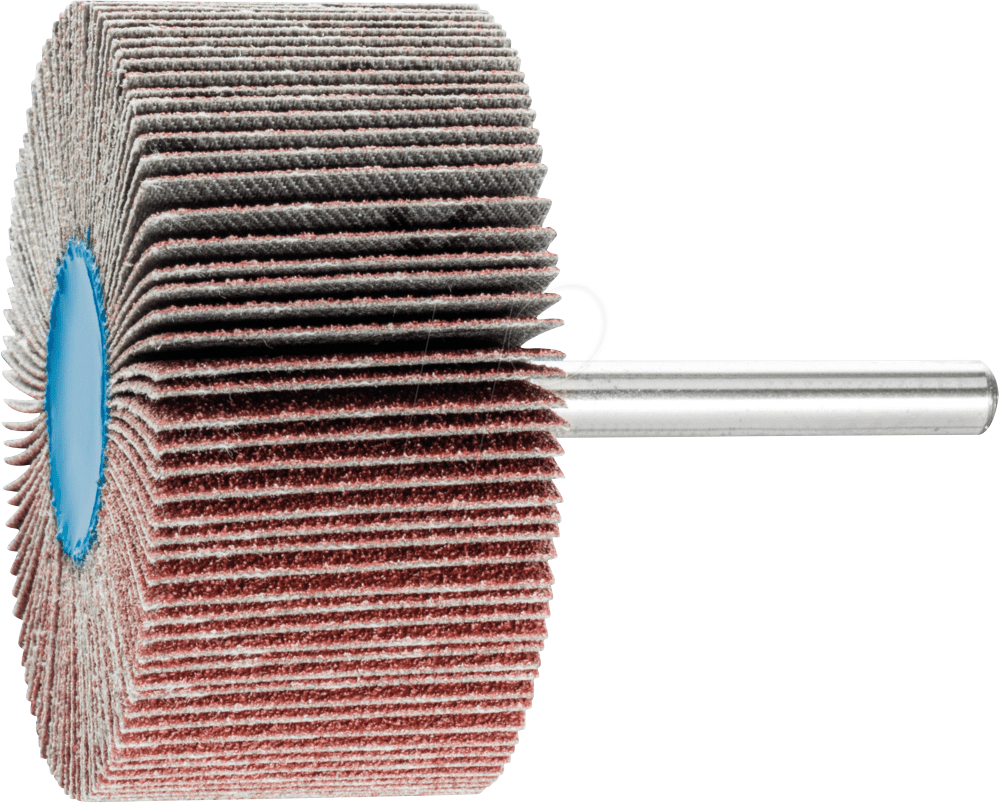 PFERD 44498014 - Korund Fächerschleifer F Ø 60x30mm Schaft-Ø 6 mm A80
