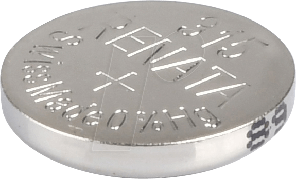RENATA 315 - Silberoxid-Knopfzelle, 315, 23 mAh, 7,9 x 1,6 mm