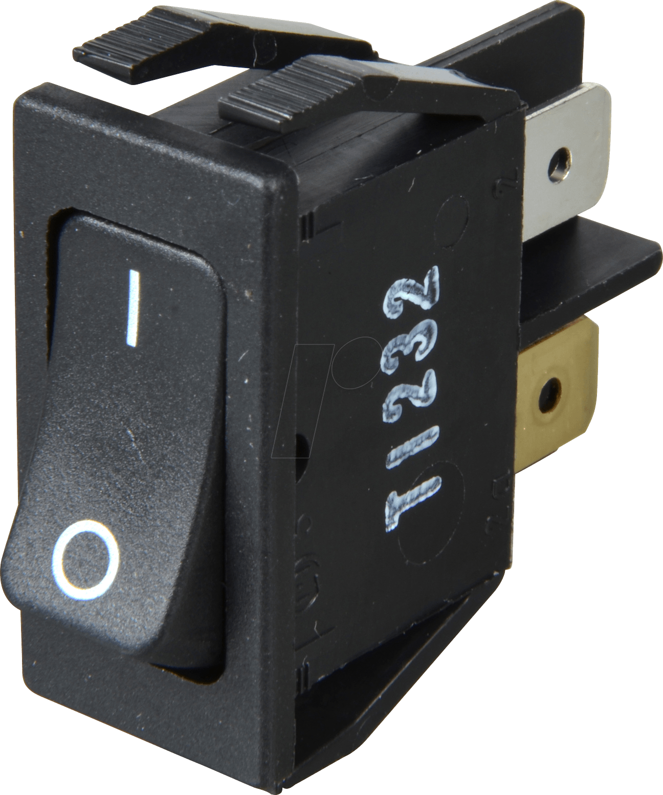 WIPPE 1552.3102 - Wippschalter, 2x Aus, schwarz, I-O