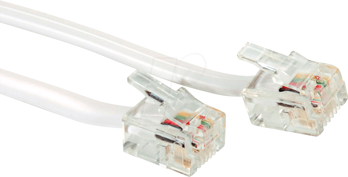 VALUE 11041915 - Modularanschlusskabel (6P4C), 15 m