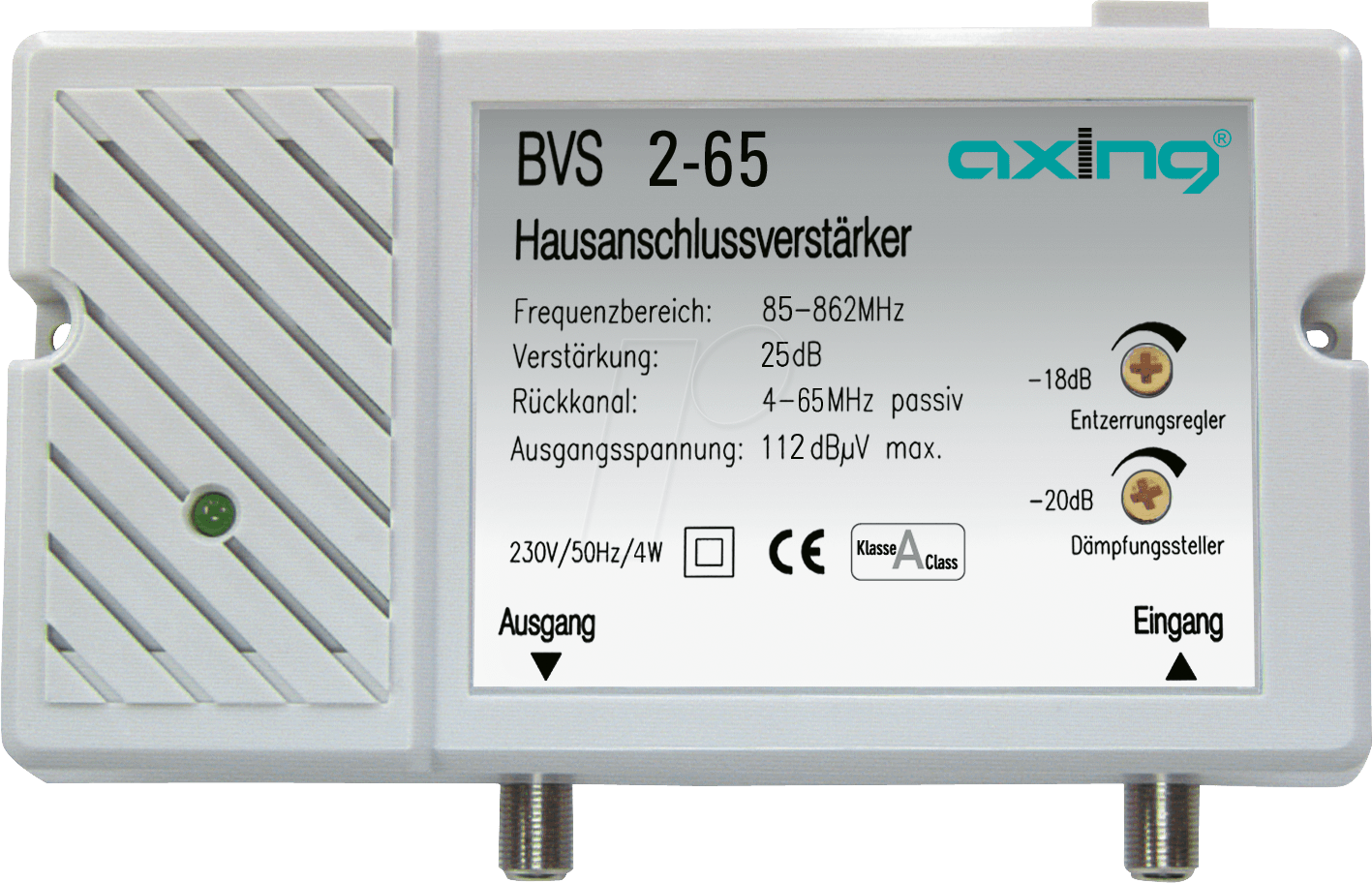 BVS 2-65 - Hausanschlussverstärker, Breitbandkabel-Verstärker, 25 dB