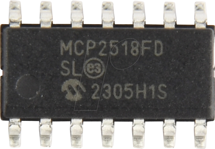 MCP2518FDT-E/SL - CAN-Controller, Low Power, bis 125 °C, SOIC-14