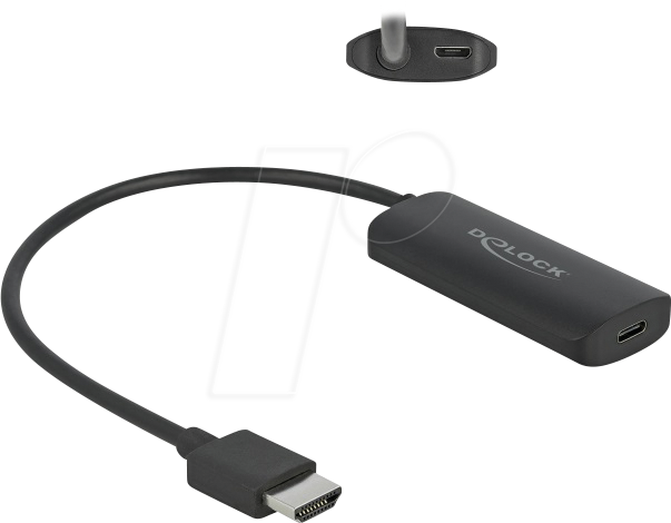 DELOCK 63251 - Adapter HDMI > USB-C, 4K@60Hz, 0,24 m