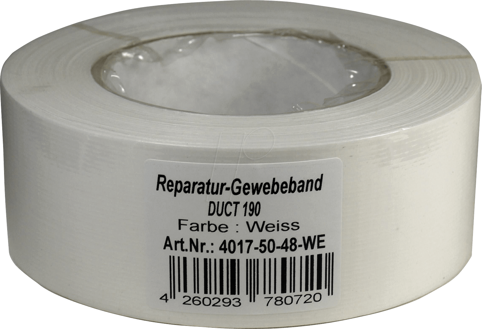 DUCT 190WS - Gewebeband, 48 mm x 50 m, weiß