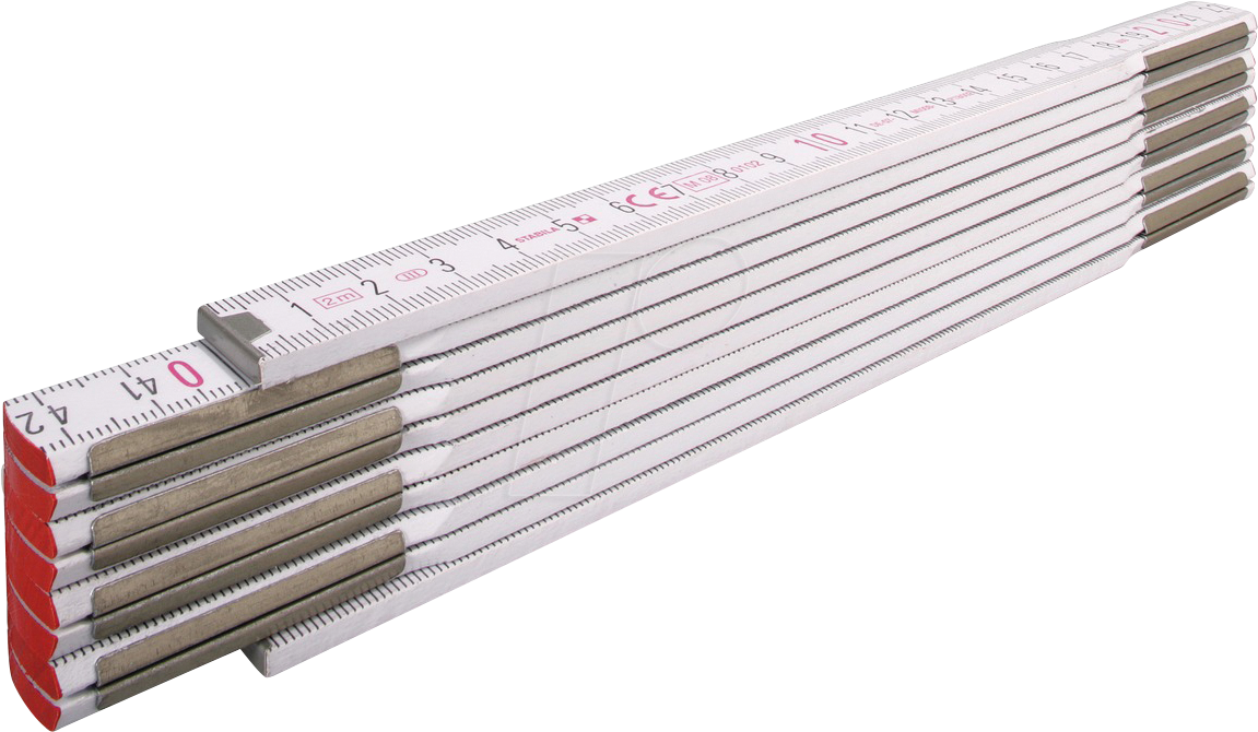 STABILA 01135 - Gliedermaßstab, Zollstock Type 1607 W, 2000 mm