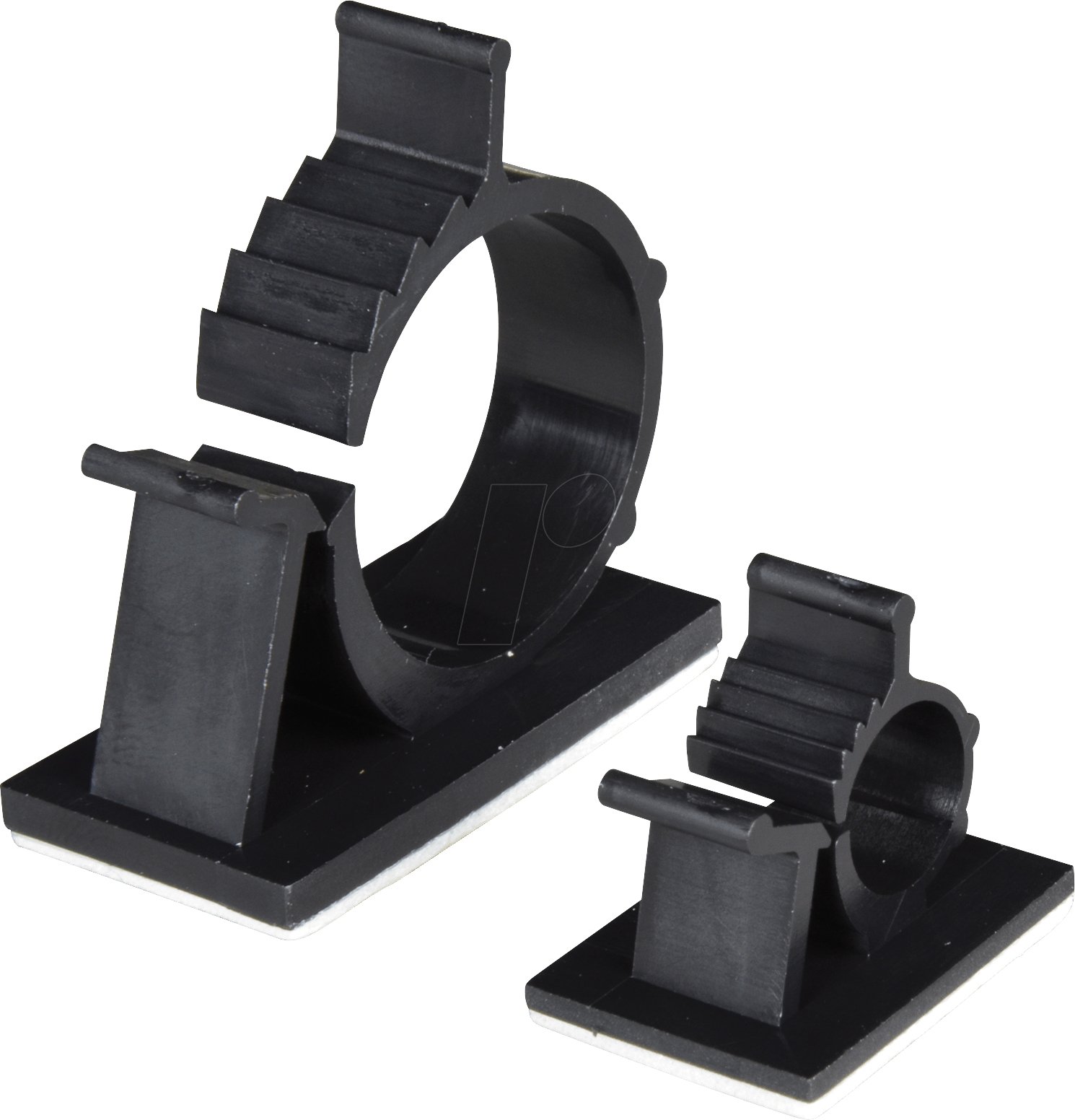 KAB HA 08-10 - Kabelhalter, selbstkleb., verstellbar, Ø7,9-10,3,sw