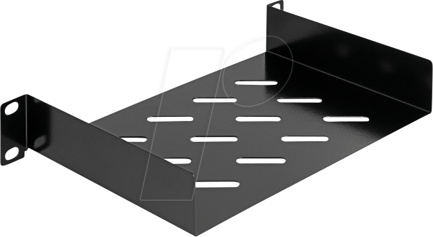 DELOCK 67317 - 10'' Fachboden, 1 HE, schwarz