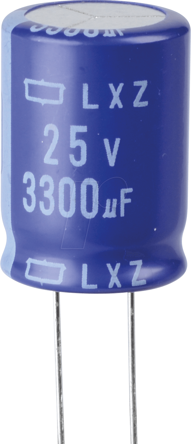 RAD LXZ 25/3K3B - ELKO, 3300µF, 25V, 105°C