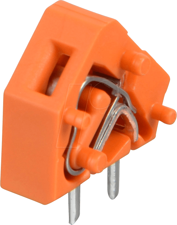 WAGO 236-746 - Leiterplattenklemme, anreihbar, RM 5,08, orange