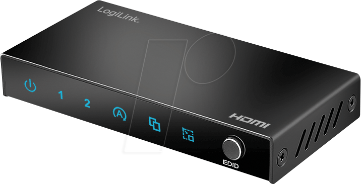 LOGILINK HD0066 - 2-Port HDMI Splitter, 4K@60Hz