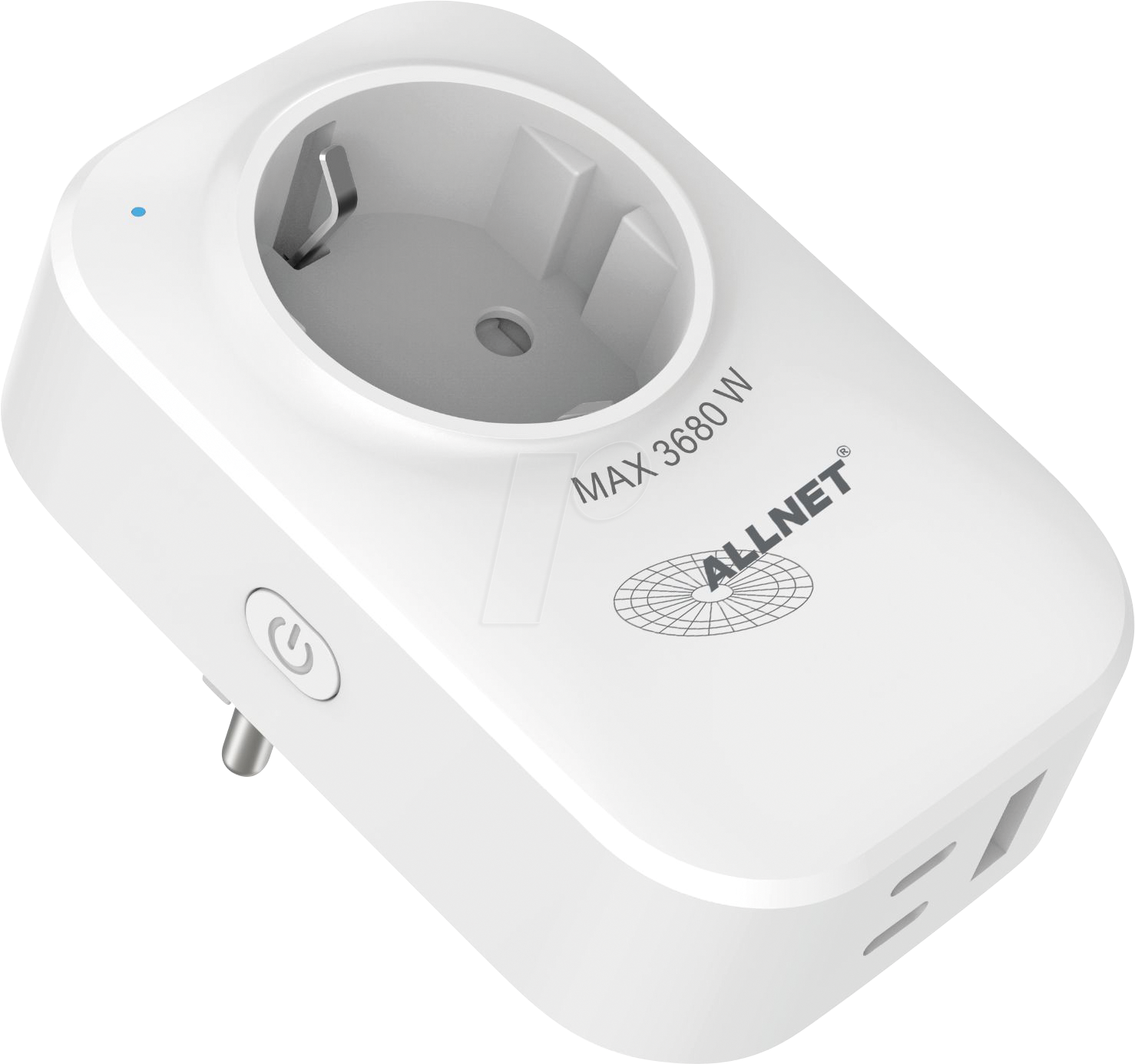 ALLNET ALL3079 - Schaltbare WLAN-Steckdose, USB, mit Messung