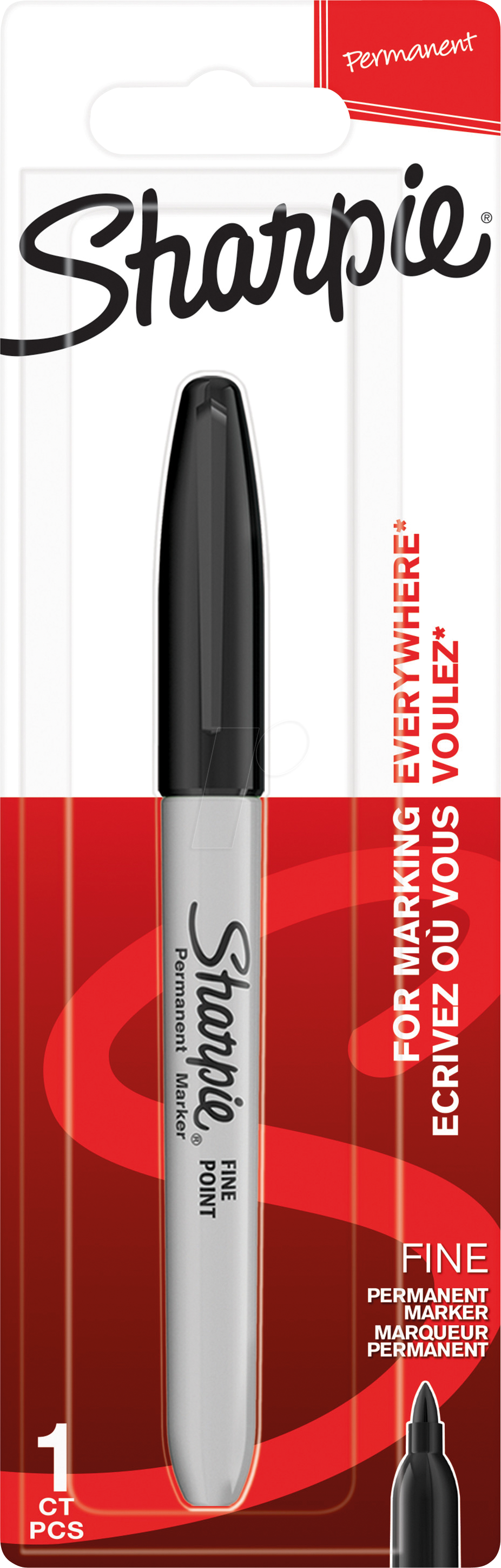 SHARPIE 1985857 - Permanent Marker, F, Sharpie Creative, schwarz