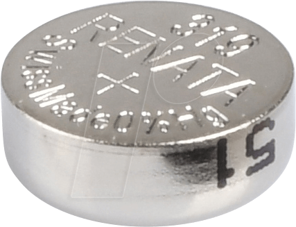 RENATA 319 - Silberoxid-Knopfzelle, 319, 21 mAh, 5,8 x 2,7 mm