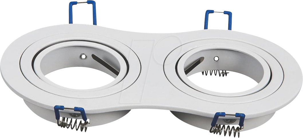 AIG 4452 - Deckeneinbauring, 2x GU10/MR16, weiß