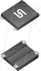 YBS2206G TSC - Einphasen-Brückengleichrichter, 800 Vrrm, 2,2 A, SMD-YBS