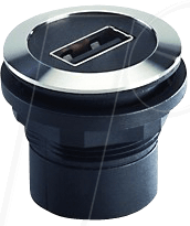 TA BUKS2.0 AVA - USB 2.0-Buchse auf Kabelstecker - Typ A, Edelstahl