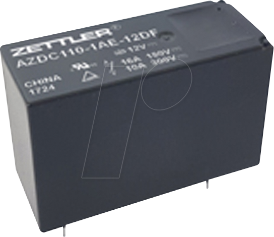 AZDC110-1AE-12DF - DC-Leistungs-Relais, 12 V DC, 16 A, 1 NO