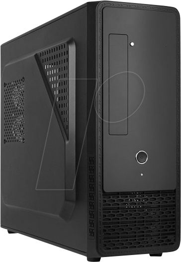 CFT UC-03B-OP - CHIEFTEC UC-03B-OP Slim ATX Gehäuse, schwarz