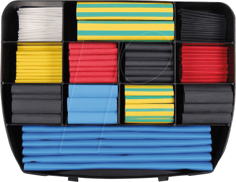 WE S80920 - Sortiment Schrumpfschlauch - T2, 426-teilig, bunt