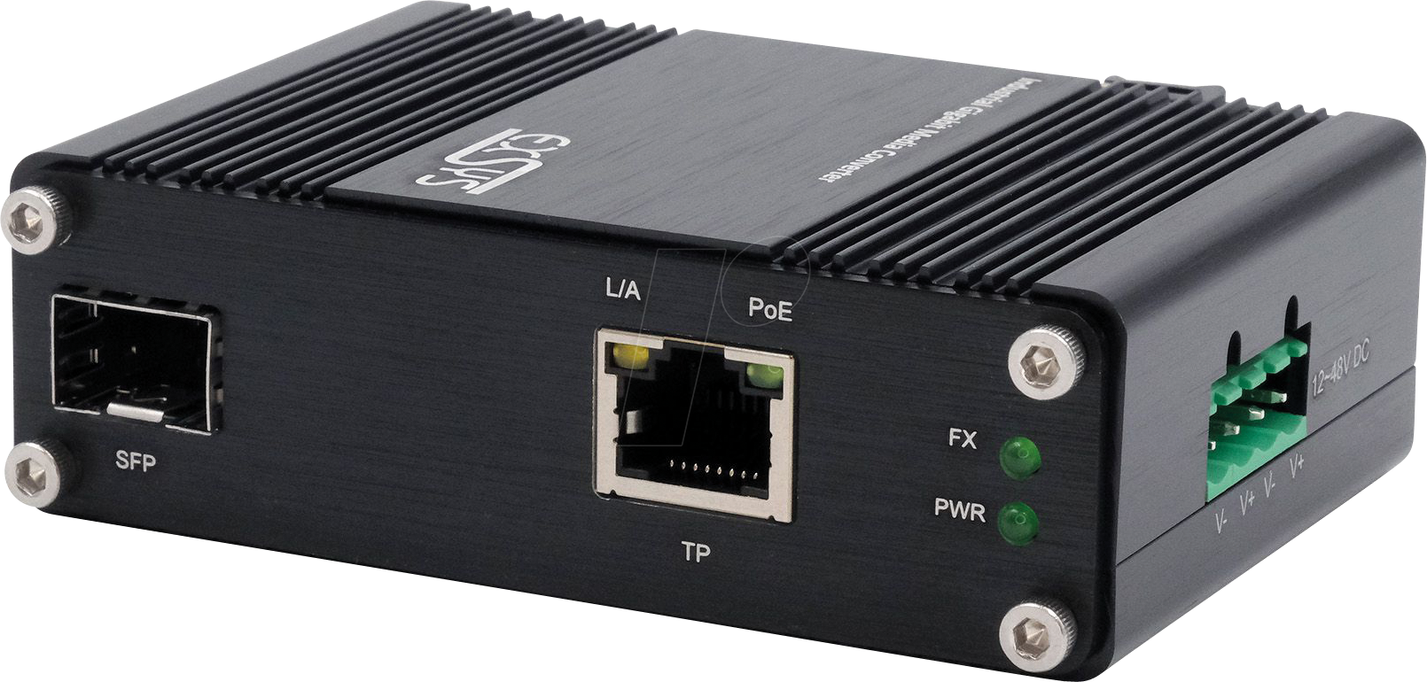 EXSYS EX-60340 - Medienkonverter, 1000Base-T, PoE+