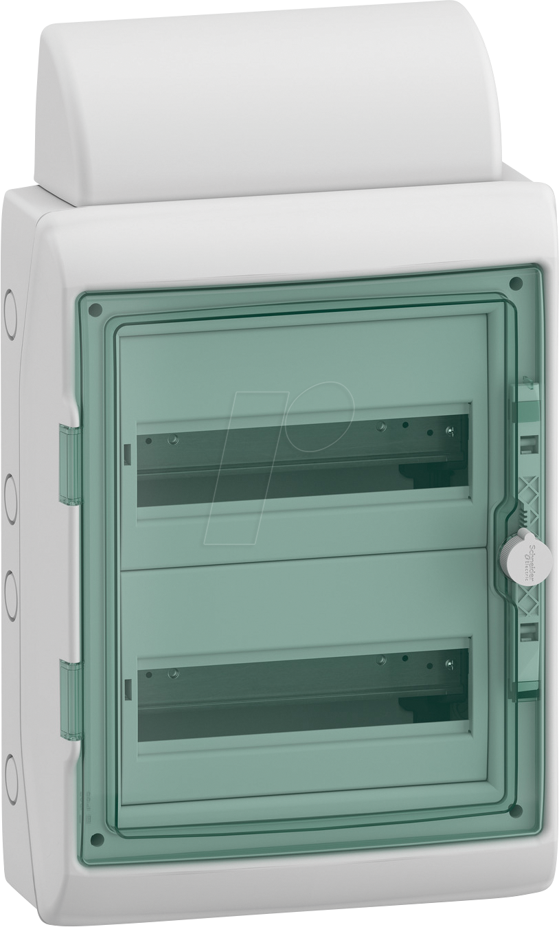 SE 13433DE - Mureva Feuchtraumverteiler, 2-reihig, Aufputz, IP65