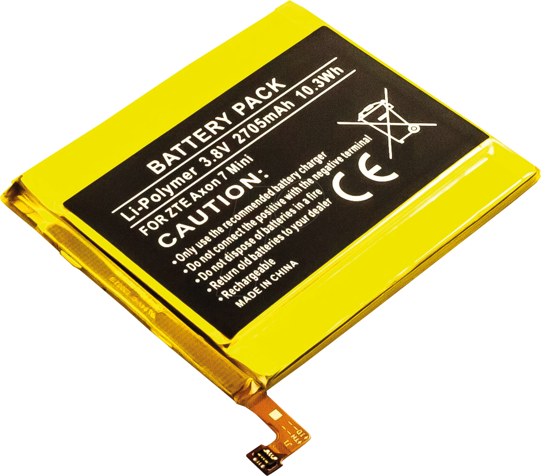 AKKU 30992 - Smartphone-Akku für ZTE-Geräte, Li-Po, 2705 mAh