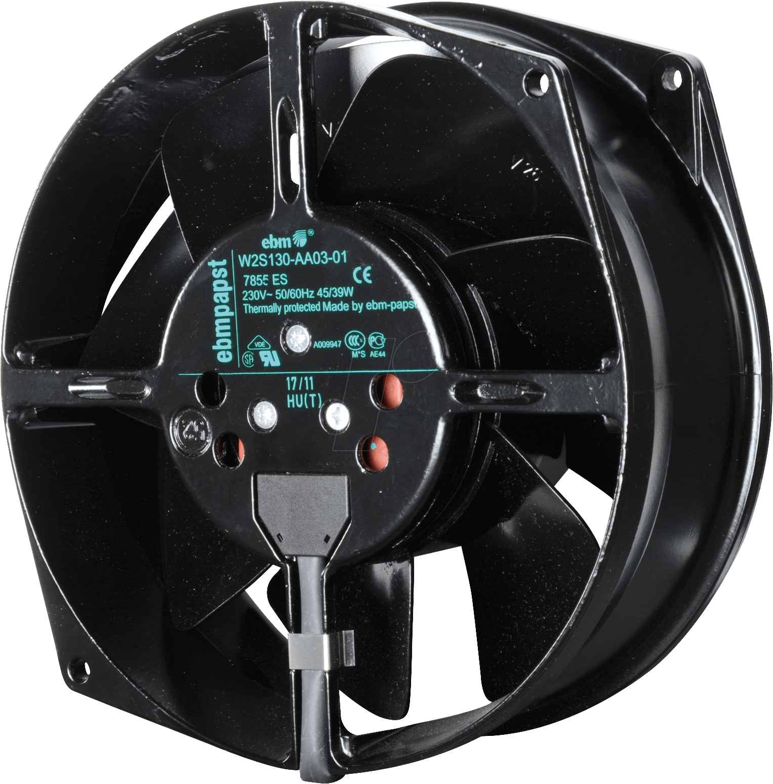 PAPST 7856 ES - Axiallüfter, 150x172x55mm, 230VAC, U/min: 2800