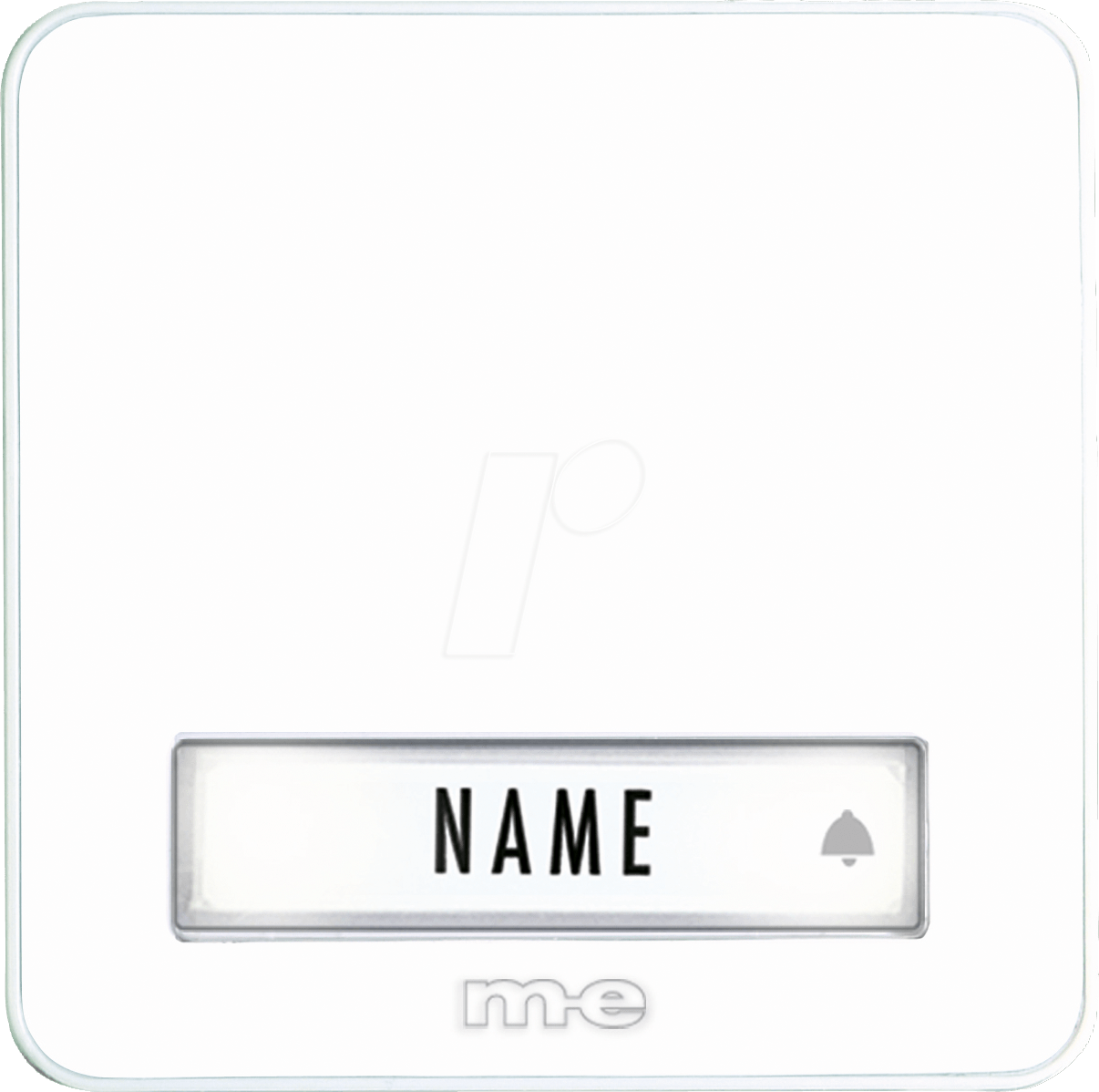 ME BELL 201TX - Klingeltaster 1-fach für Funk-Türglocken-System