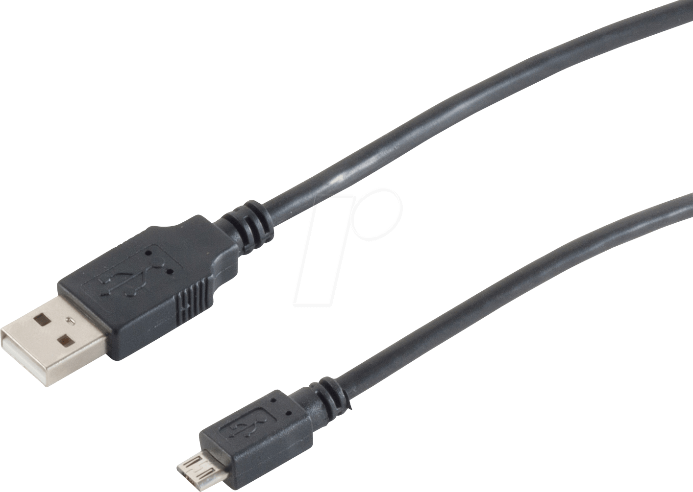 Thumbnail - SHVP 77185-HQ - USB 2.0 Kabel, A Stecker auf Micro B Stecker, 5 m
