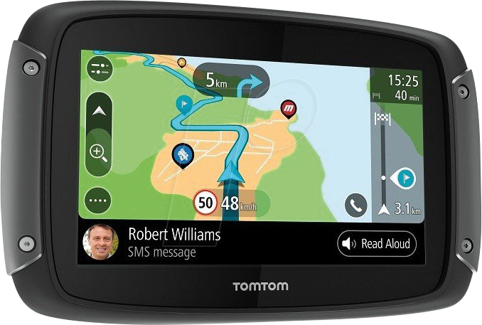 TOMTOM RIDER 550 - Motorrad-Navi - 4,3'' (10,9cm), Weltkarte, wetterfest, WiFi®, BT