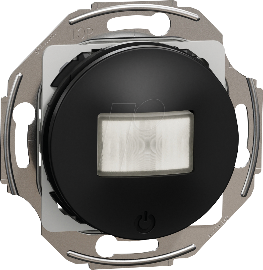 ELSO WDE011653 - Bewegungsmelder 160 Grad, 3-Leiter, schwarz, Renova, Retro-Desig