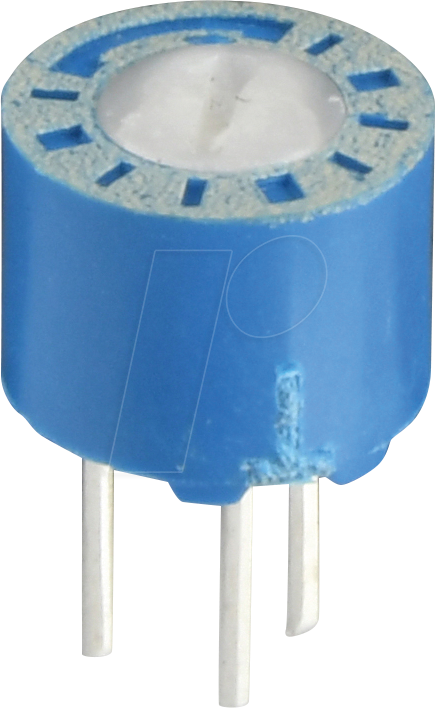 75H 10K YB - Präzisionspotentiometer, Trimmer, stehend, 10 kOhm, Ø 6,6 mm