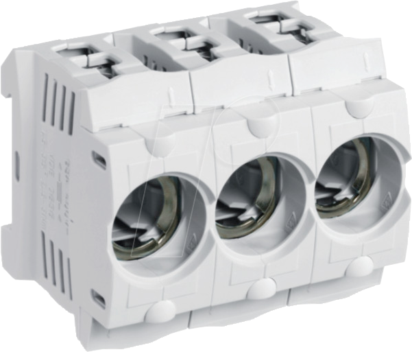 HAGER LD046 - Kunststoff-Sicherungssockel D02 E18 63A 3polig