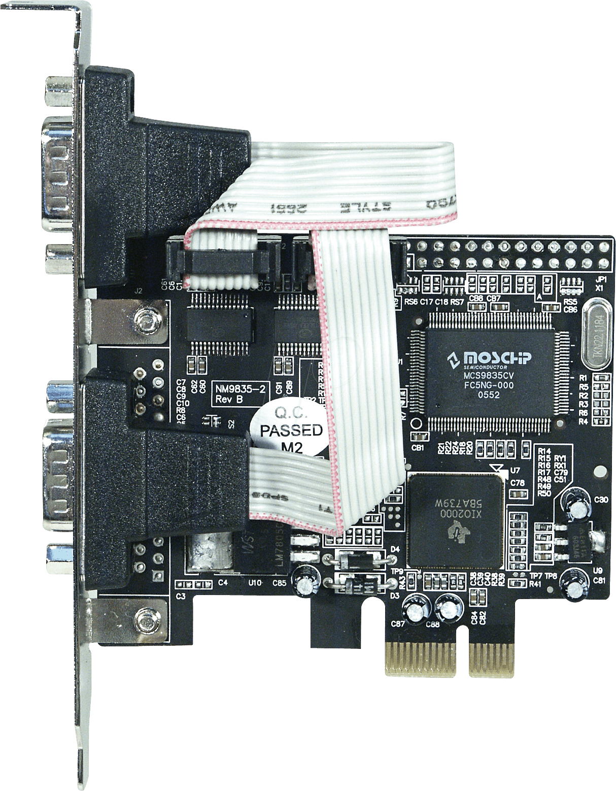 LCS-6321 - 2 Port, seriell, PCIe Karte