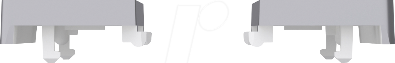 Thumbnail - ME MEG6192-6036 - Tastsensor Flex, KNX, System Design, 2fach, Wippe, Edelstahl