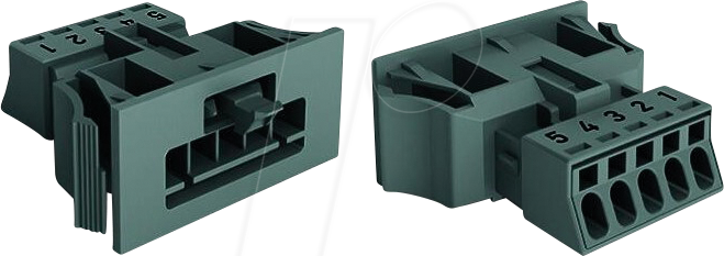 WAGO 890-755 - WINSTA® MINI Stecker, 5 polig
