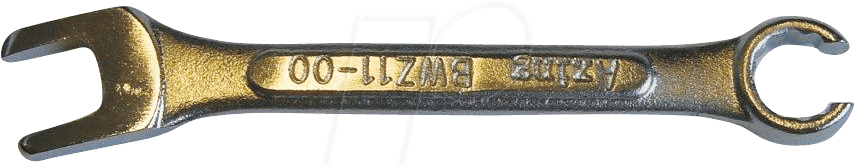 BWZ 11-00 - Gabelschlüssel für F-Buchsen, Schlüsselweite 11 mm