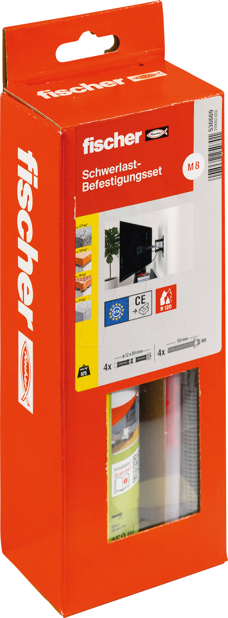 Thumbnail - FD 536669 - Schwerlast-Befestigungsset, Ankerstange M8, 14-teilig