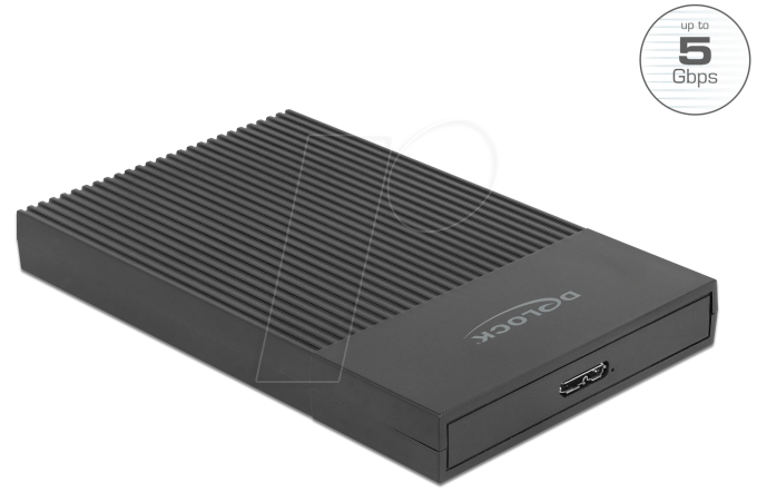 DELOCK 42011 - Externes 2.5'' SATA HDD/SSD Gehäuse, USB 3.0