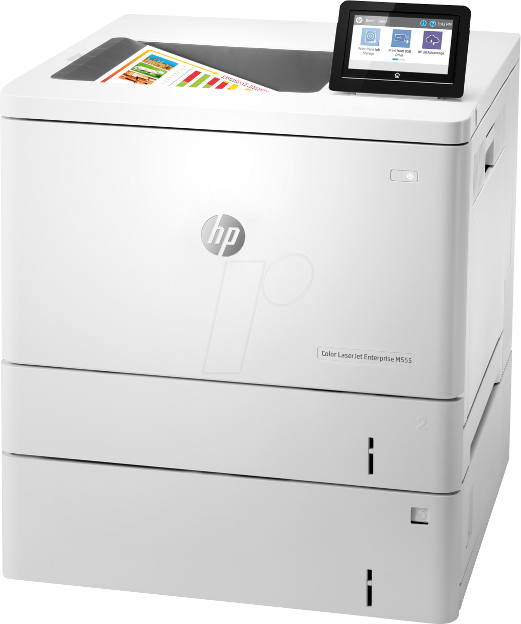 HP 7ZU79A - Laserdrucker, Color, A4, LAN/WLAN, Duplex, 38 S/min, inkl. UHG