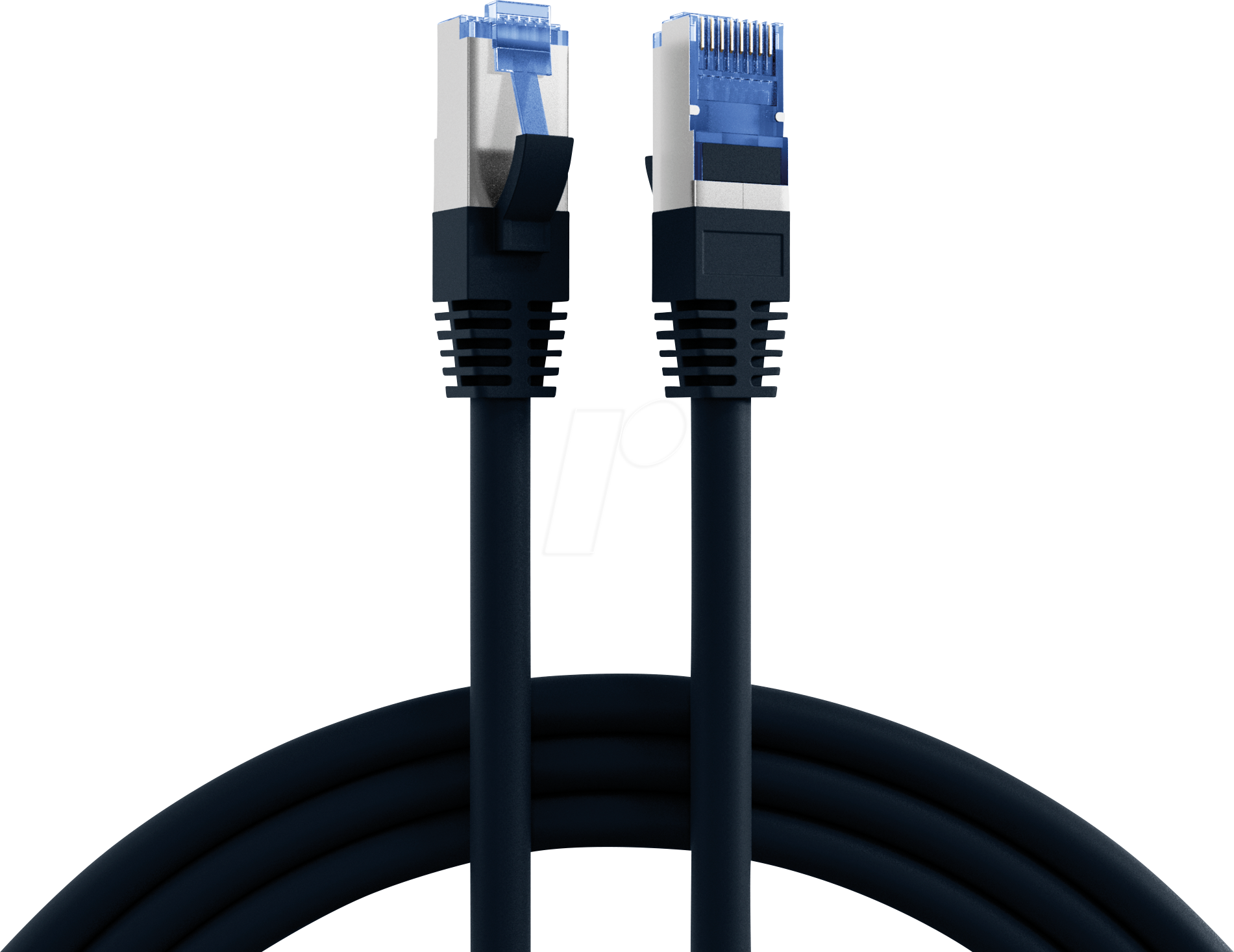 Thumbnail - EFB K5525FSW.2 - Cat.6A S/FTP Patchkabel Super Flex, 2 m, schwarz