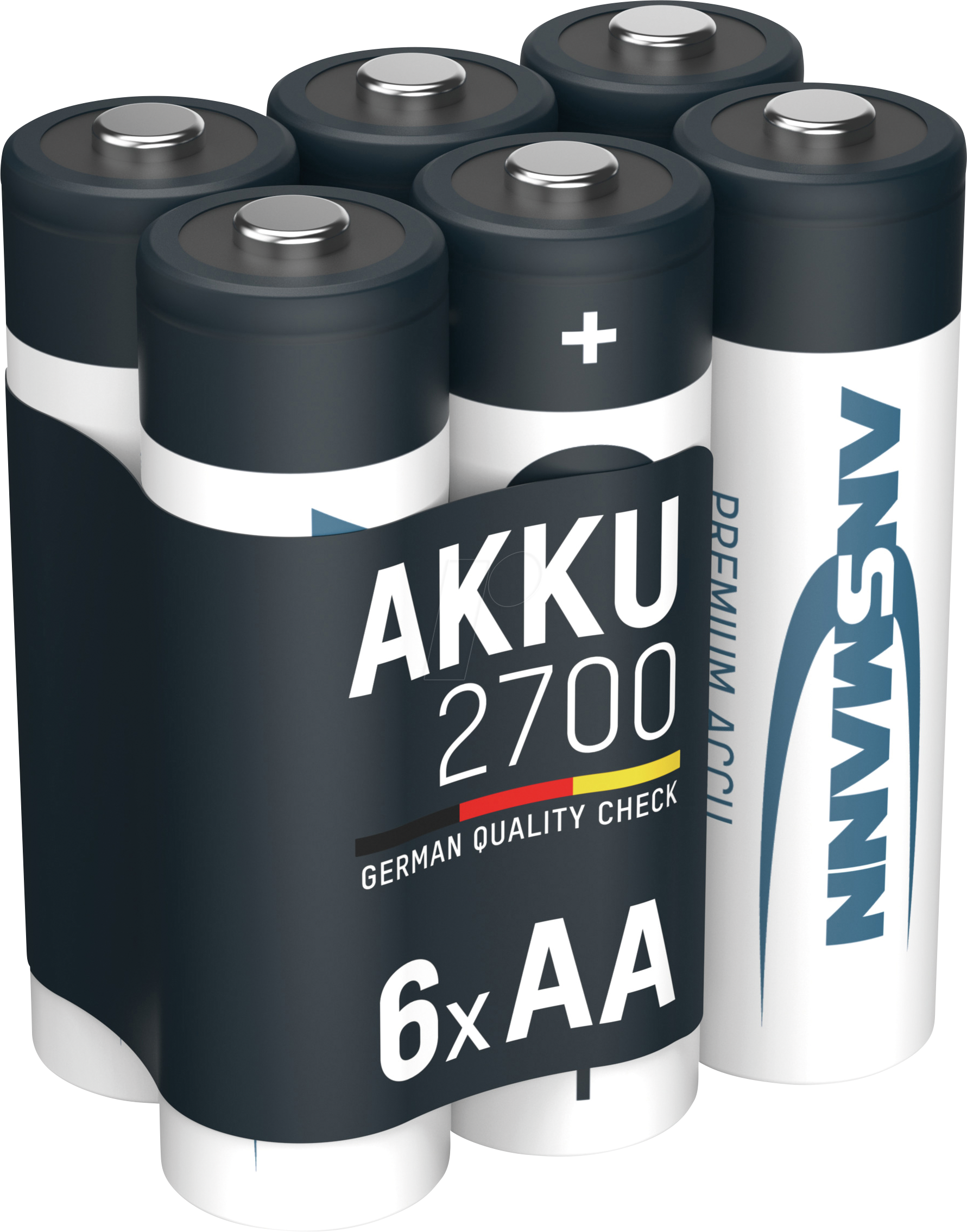 ANS 1322-0006510 - NiMH-Akku, AA (Mignon), 2650 mAh, 6er-Pack