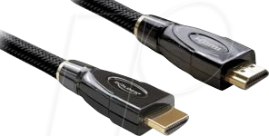 DELOCK 82739 - High Speed HDMI Kabel mit Ethernet, 4K 30 Hz, 5 m