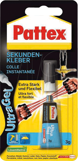 Thumbnail - PATTEX PSG2C - Pattex ULTRA GEL Sekundenkleber PSG2C 3 g