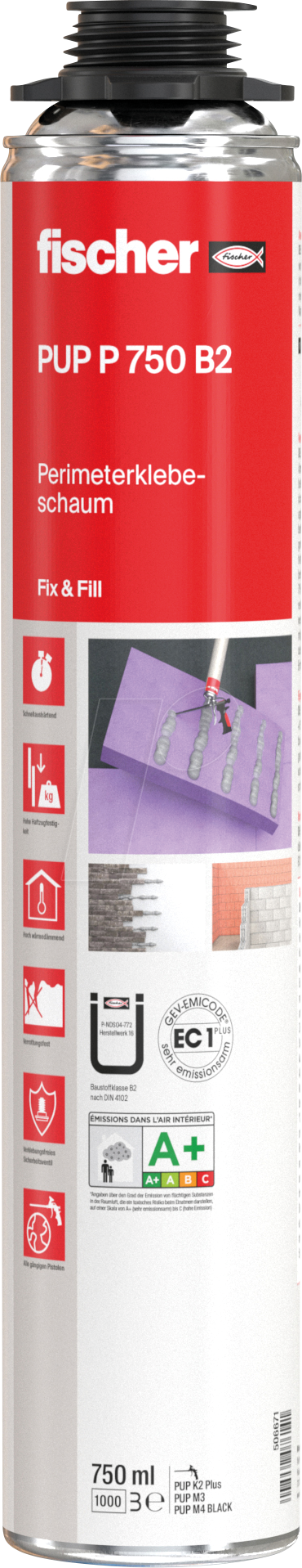 FD 506671 - Perimeterklebeschaum PUP P 750 B2