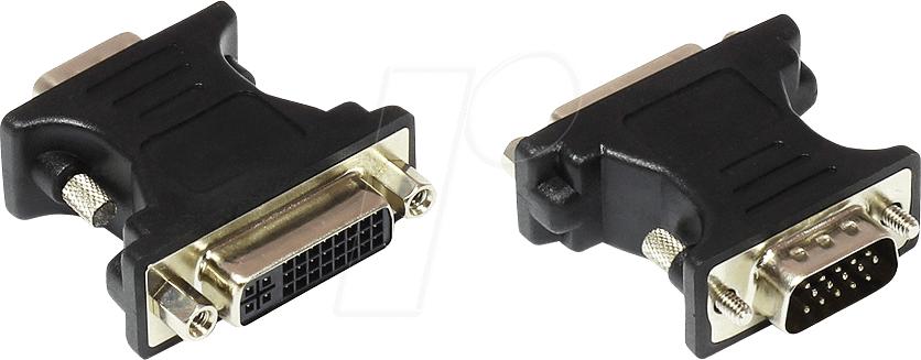GC DVI-VGA - DVI Adapter, DVI-I Buchse an VGA-Stecker