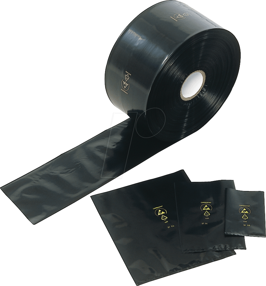 ESD BEUTEL-C 250 - ESD PE-Schutzbeutel, verschweißbar, 200 x 250 mm