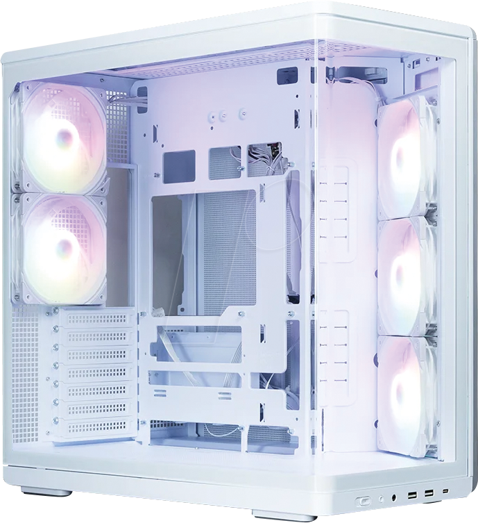 ZLM 50910 - Zalman P60 PC-Gehäuse Tempered Glass, ATX