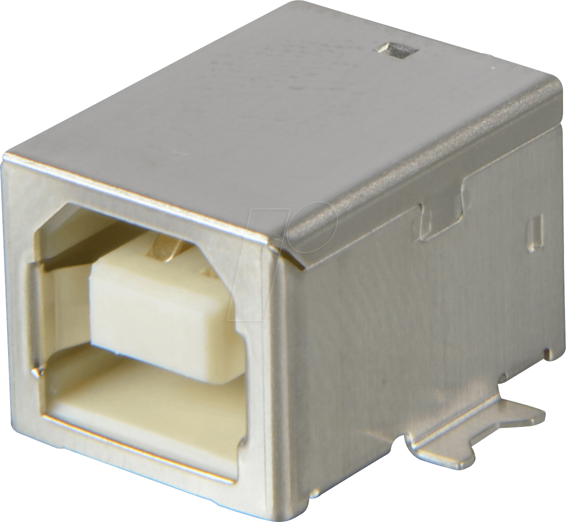 USB BW SMD - USB-Einbaubuchse, Serie B, gew., SMD-Montage